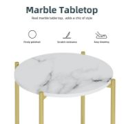 Marble Top Side Table