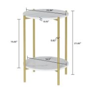 Marble Top Side Table