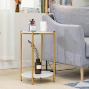 Marble Top Side Table