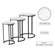 Set of 3 Round Side Tables