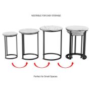 Set of 3 Round Side Tables