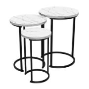 Set of 3 Round Side Tables