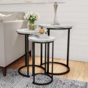 Set of 3 Round Side Tables