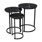 Set of 3 Round Side Tables
