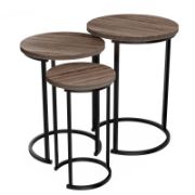 Set of 3 Round Side Tables