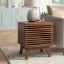 Sturdy wood panel frame side table
