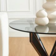Glass Top Side Table