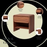 Minimalist  Side Table with Storage