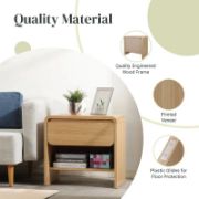 Minimalist  Side Table with Storage