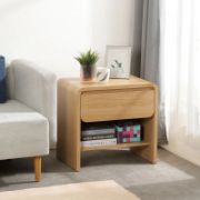 Minimalist  Side Table with Storage