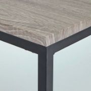 Modern design coffee table with industrial charm