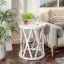 Rustic Round Side Table