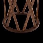 Rustic Round Side Table