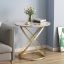 Marble Patterned Top Side Table