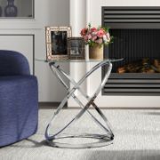 Marble Patterned Top Side Table