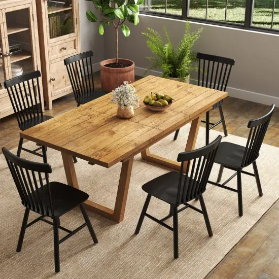 Farmhouse Extendable Dining Table