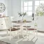4 - Person Solid Wood Top Pedestal Dining Set