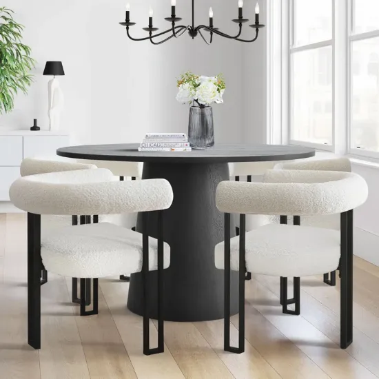 5-Piece Round Dining Table Sets