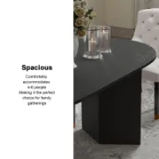Oval Wood Dining Table