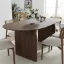 Oval Wood Dining Table