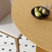 Oval Wood Dining Table