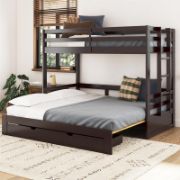 King Bunk Bed with Storage Drawer