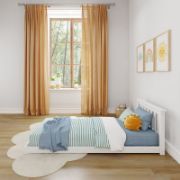 Classic Twin Floor Bed