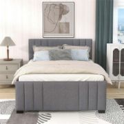 Multi Utility Upholstered Platform Bed