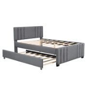 Multi Utility Upholstered Platform Bed