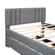 Multi Utility Upholstered Platform Bed