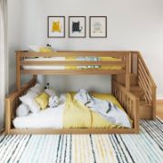 Standard Twin-over-Full Solid Wood Bunk Bed