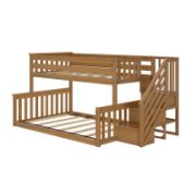 Standard Twin-over-Full Solid Wood Bunk Bed
