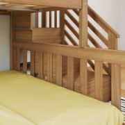 Standard Twin-over-Full Solid Wood Bunk Bed