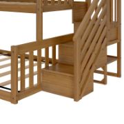 Standard Twin-over-Full Solid Wood Bunk Bed