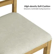 Solid Wood Top Pedestal Dining Set