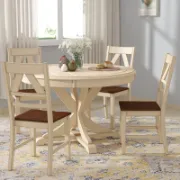 4 - Person Solid Wood Solid Wood Dining Set