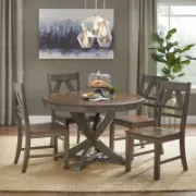 4 - Person Solid Wood Solid Wood Dining Set