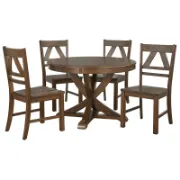 4 - Person Solid Wood Solid Wood Dining Set