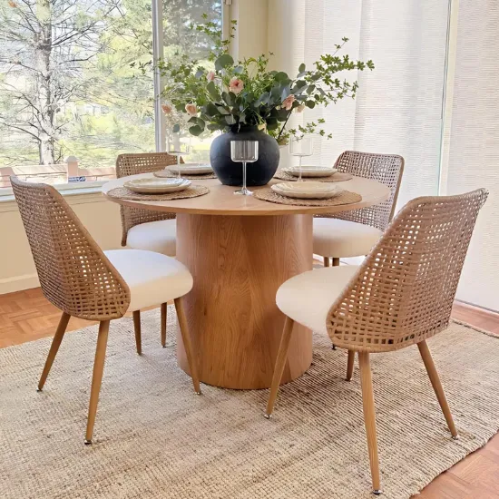 5 - Piece Round Dining Table Set