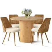 5 - Piece Round Dining Table Set