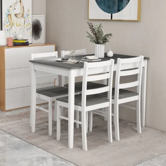 5-piece Dining Set  With Rectangular Table