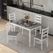 5-piece Dining Set  With Rectangular Table