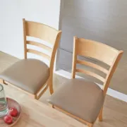 4-Person Rubberwood Dining Set