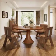 Round  Kitchen Dining Table Set