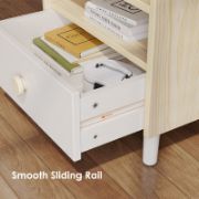 Wooden Nightstand for Kids