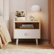 Wooden Nightstand for Kids