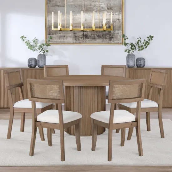 Oak Wood Dining Set