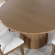 Oak Wood Dining Set