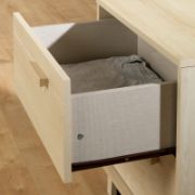 Children’s Wooden Bedside Table with Two Drawers