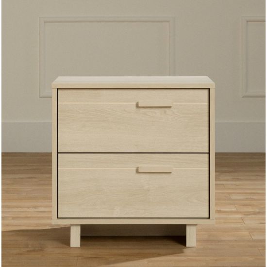 Children’s Wooden Bedside Table with Two Drawers